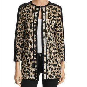 Misook Animal Print Jacket